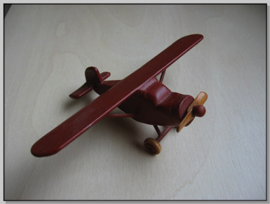 Wood Airplane 6” w, from artist’s childhood Wood Airplane 6” w, from artist’s childhood